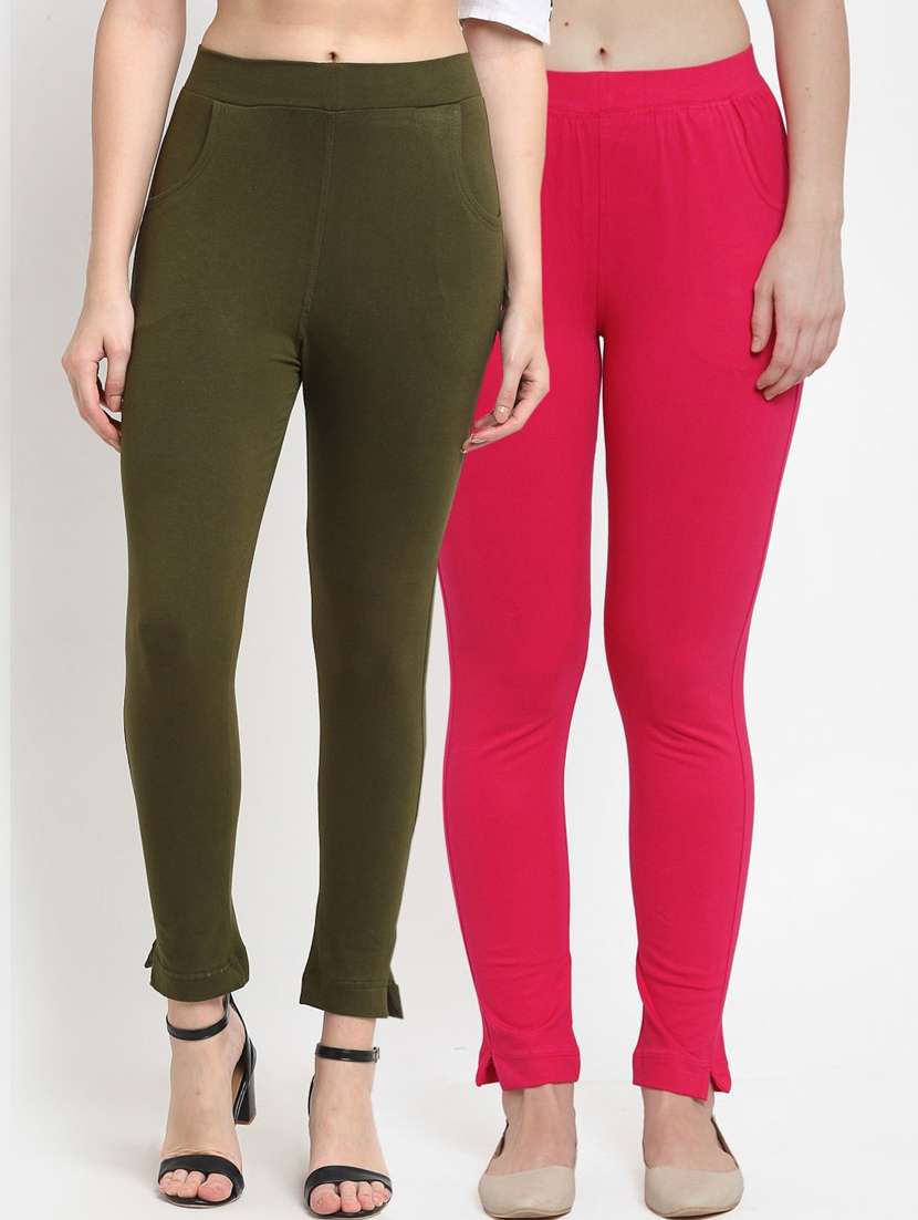 pack of 2 solid leggings