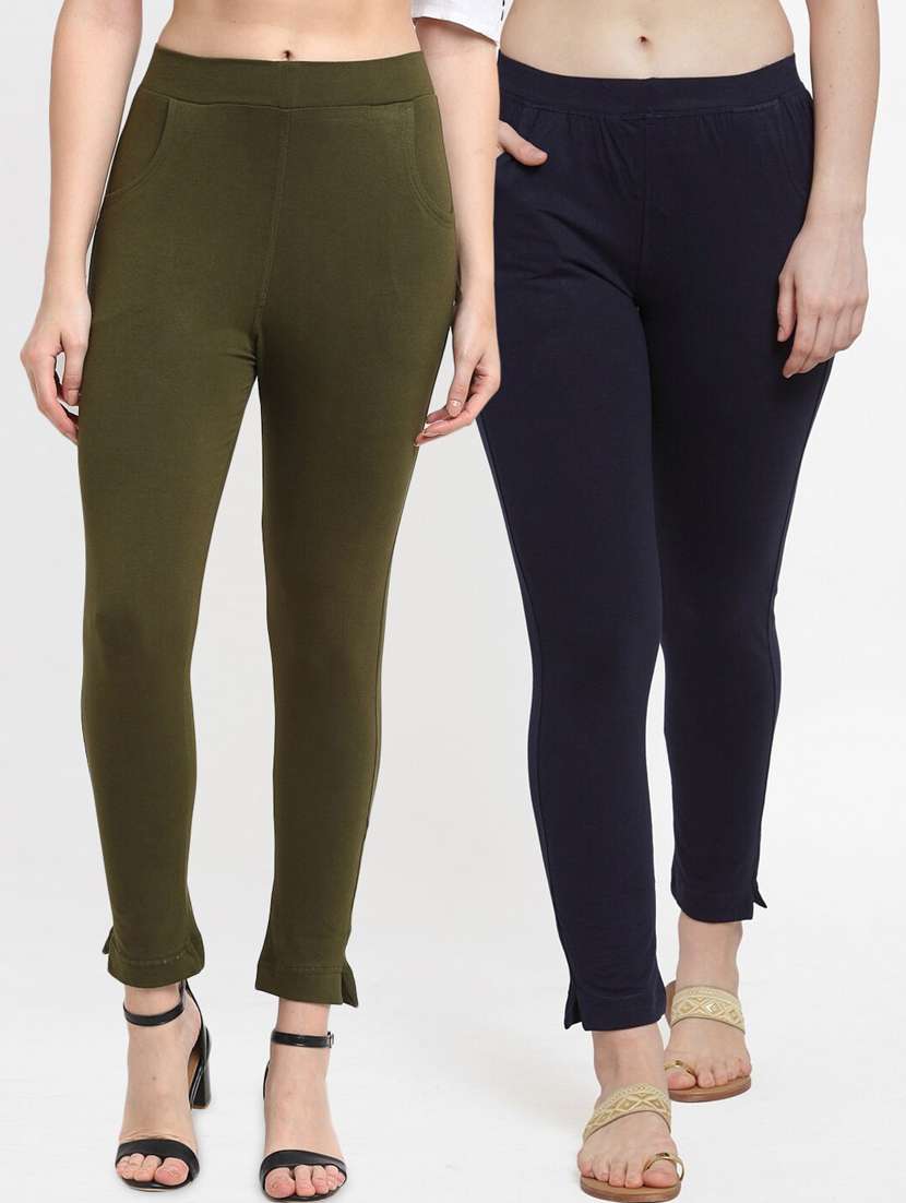 pack of 2 solid leggings