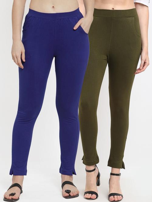 pack of 2 solid leggings - 20171554 - Standard Image - 0