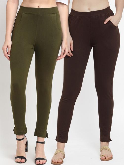 pack of 2 solid leggings - 20171556 - Standard Image - 0