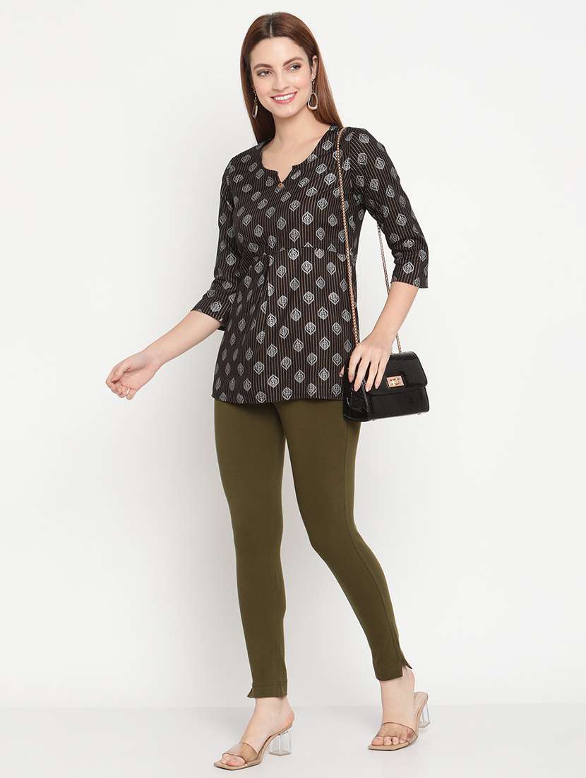 pack of 2 solid leggings - 20171562 -  Standard Image - 5