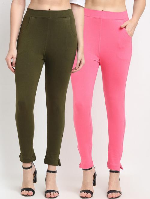 pack of 2 solid leggings - 20171572 - Standard Image - 0