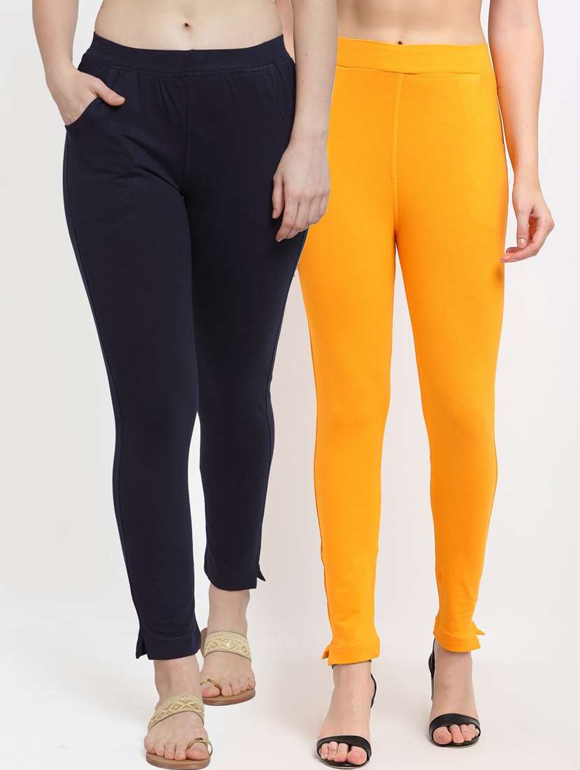 pack of 2 solid leggings