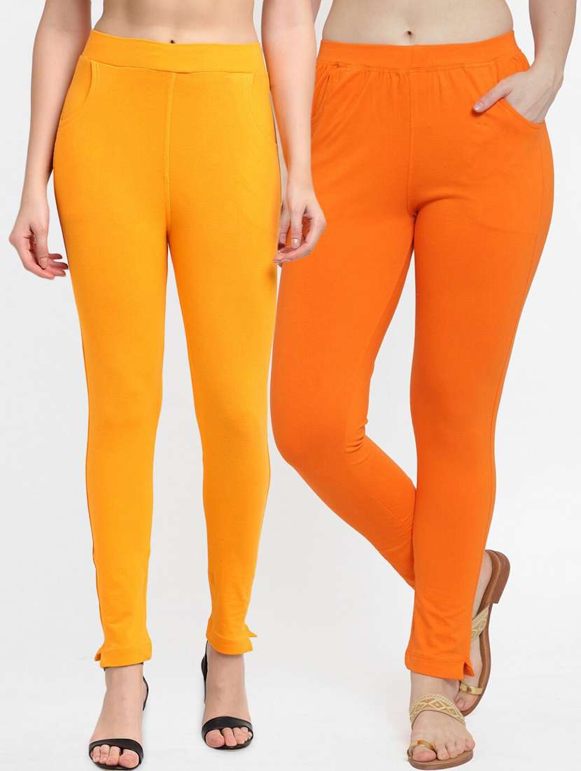 pack of 2 solid leggings