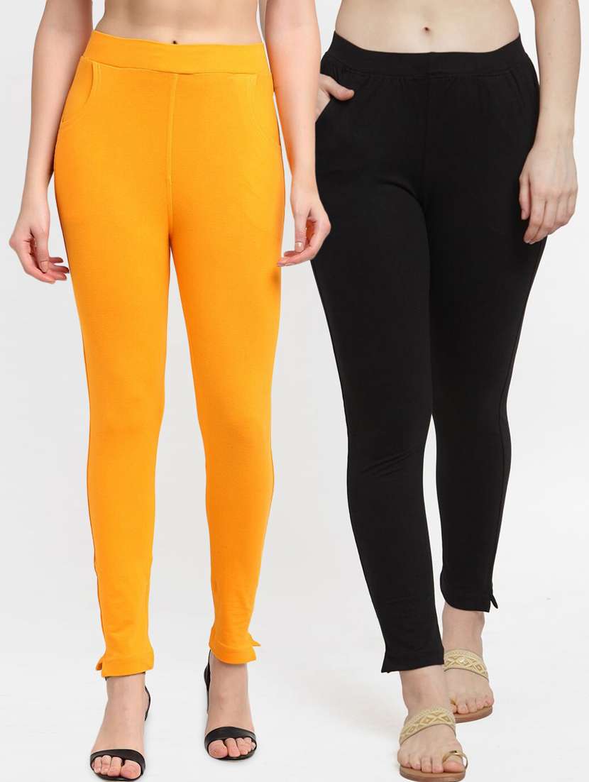 pack of 2 solid leggings