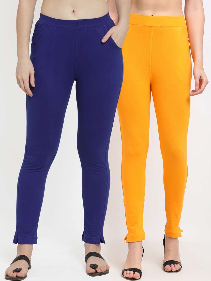 pack of 2 solid leggings