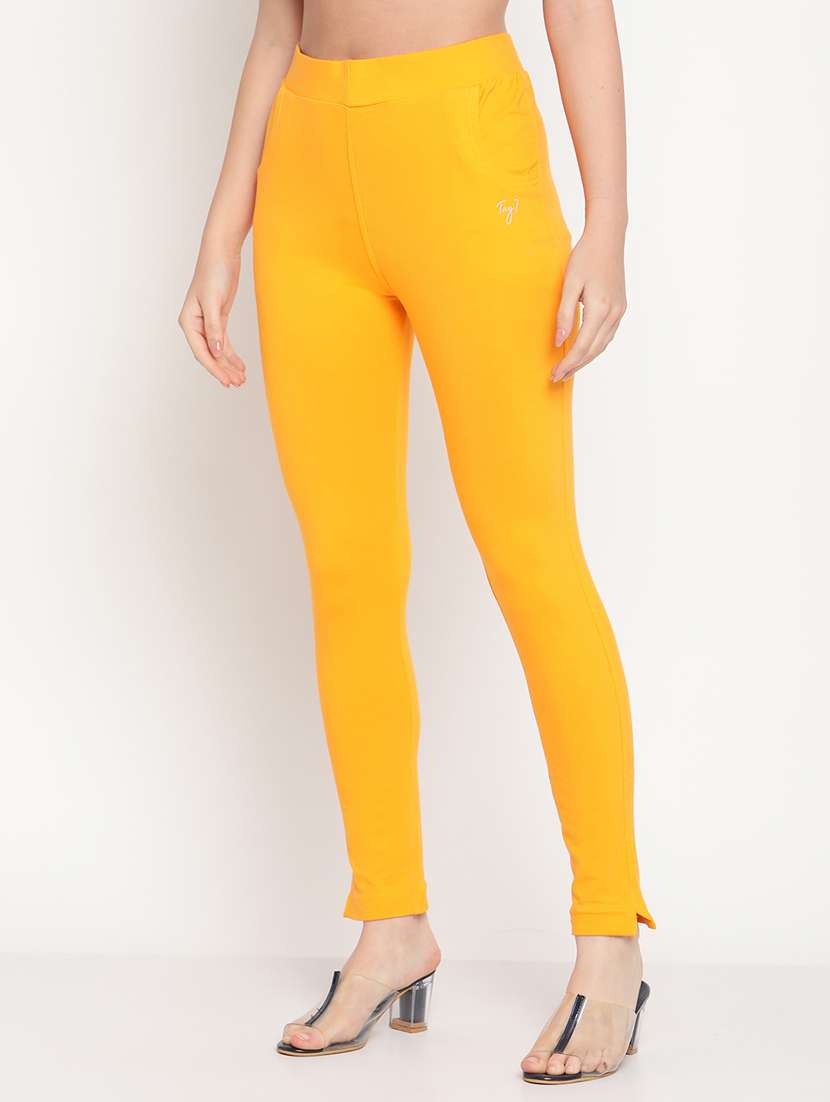 pack of 2 multi colored ankle length legging - 20171599 -  Standard Image - 3