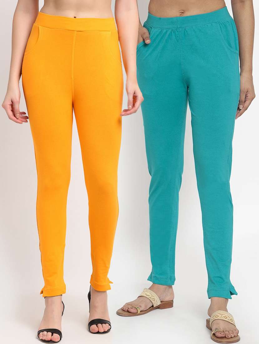 pack of 2 solid leggings