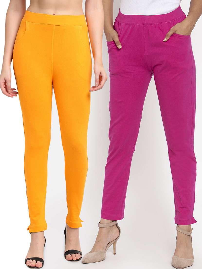 pack of 2 solid leggings