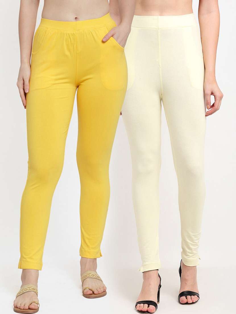pack of 2 solid leggings