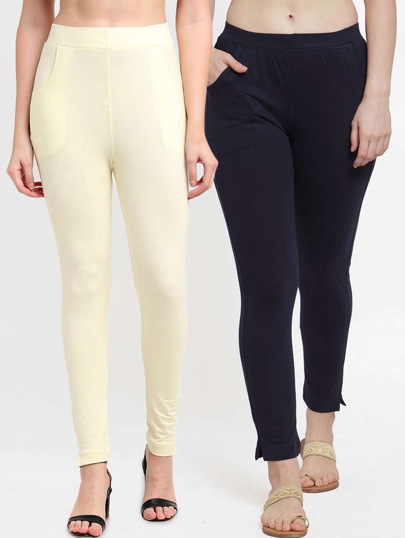 pack of 2 solid leggings