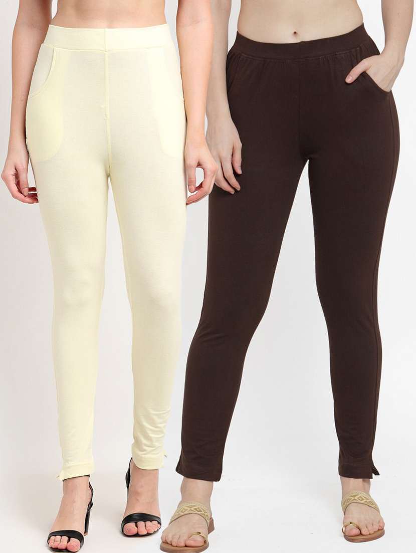 pack of 2 solid leggings