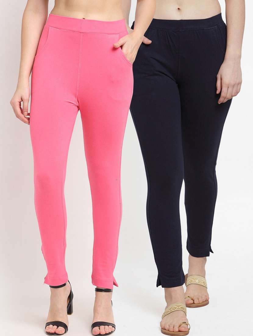 pack of 2 solid leggings