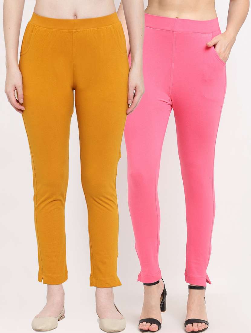 pack of 2 solid leggings
