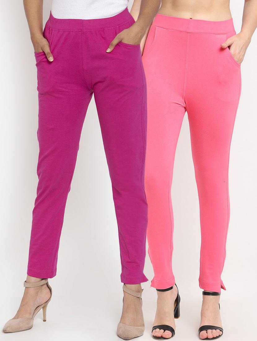 pack of 2 solid leggings - 20171669 - Zoom Image - 0