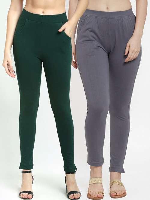 pack of 2 solid leggings - 20171676 -  Standard Image - 0