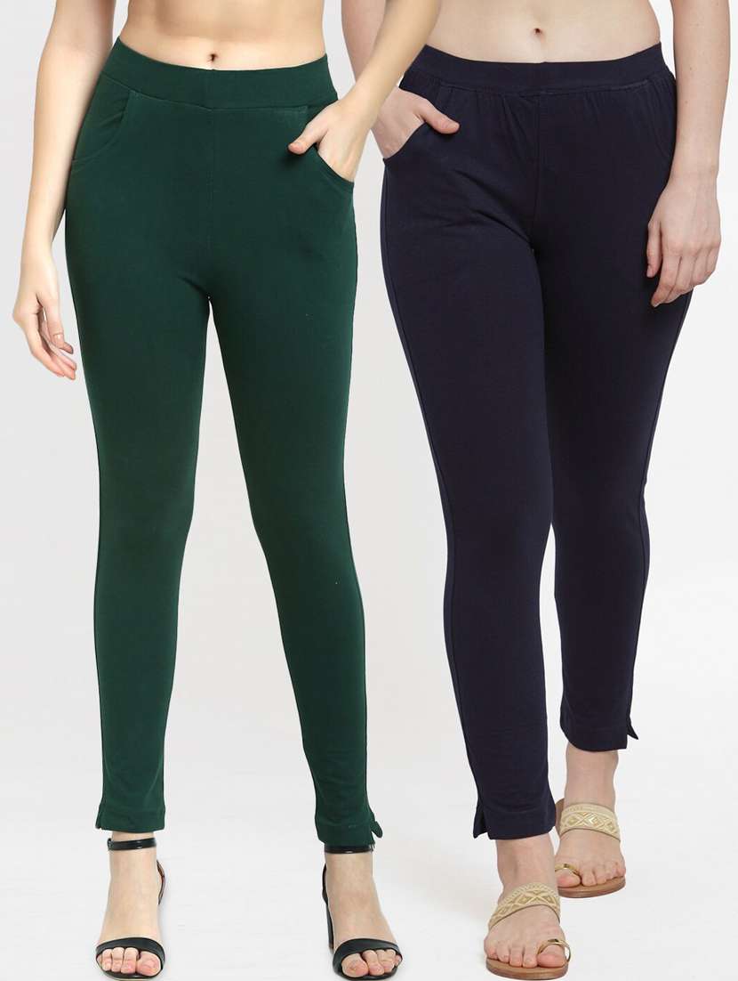 pack of 2 solid leggings