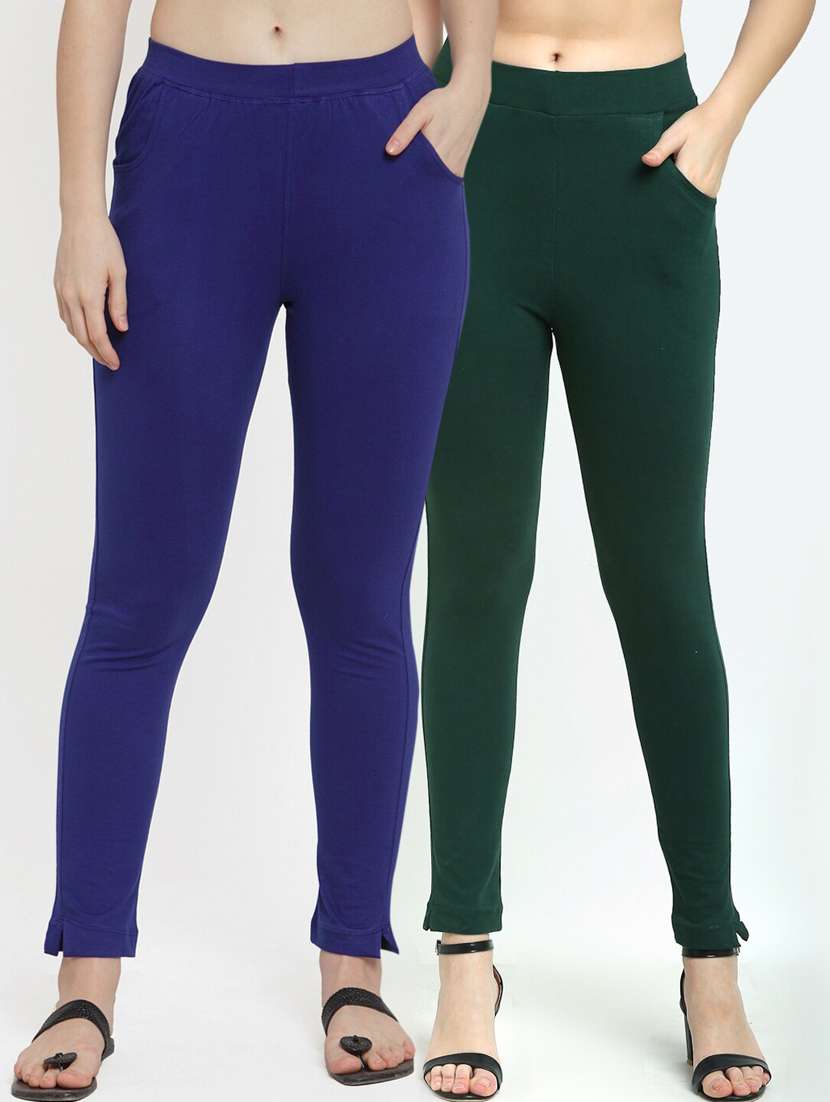 pack of 2 solid leggings