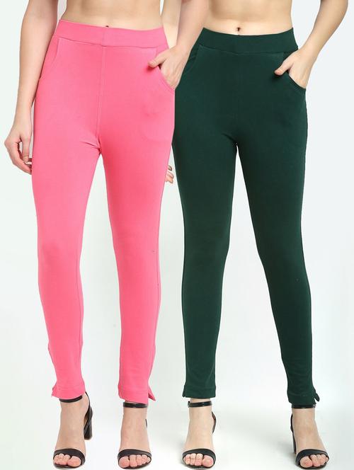 pack of 2 solid leggings - 20171708 - Standard Image - 0