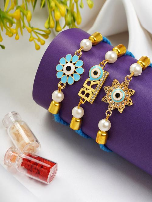 pack of 3 mauli rakhis - 20172694 - Standard Image - 0