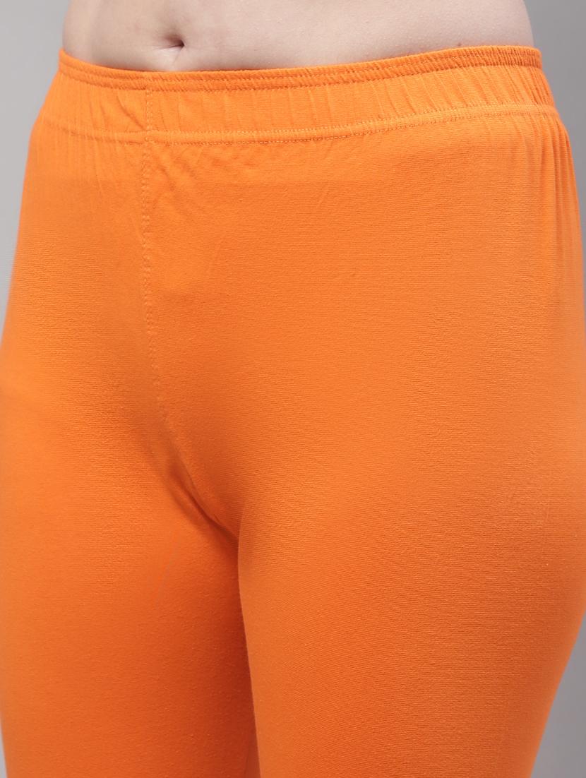 orange cotton leggings - 20173523 - Standard Image - 5