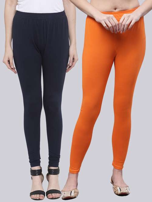 orange cotton leggings - 20173525 -  Standard Image - 0