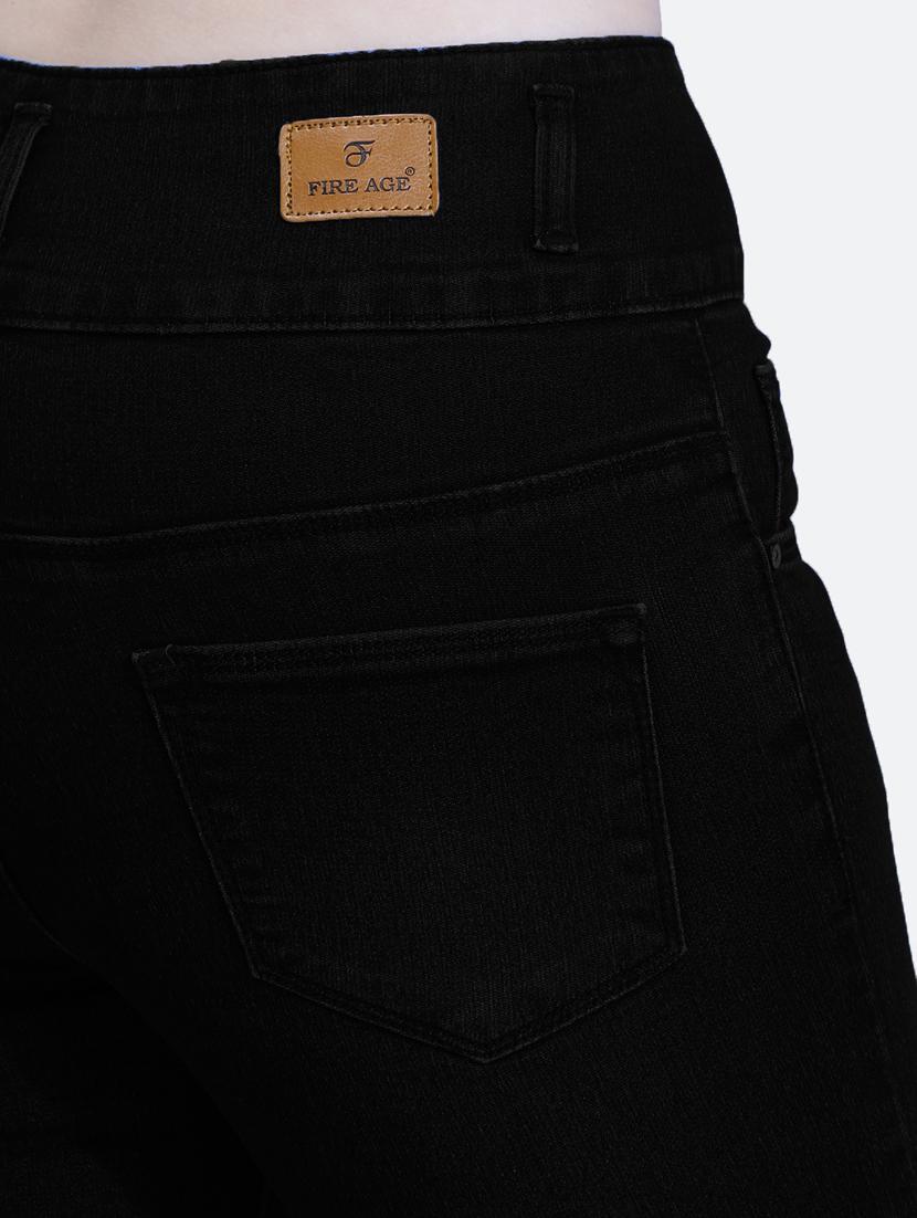solid high rise jeans - 20173615 - Standard Image - 5