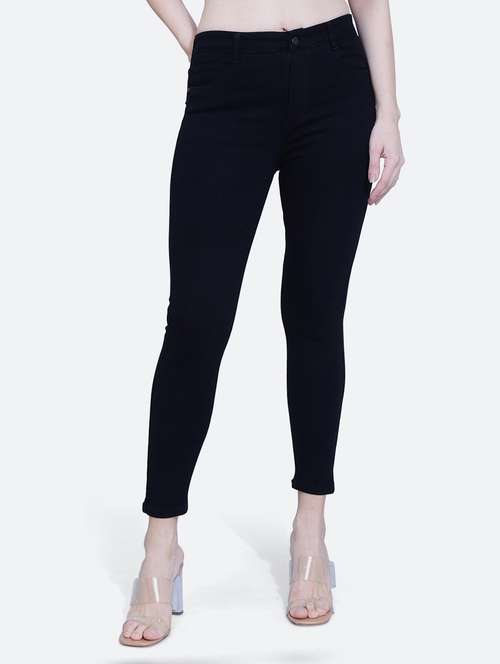 women's plain slim fit jeans