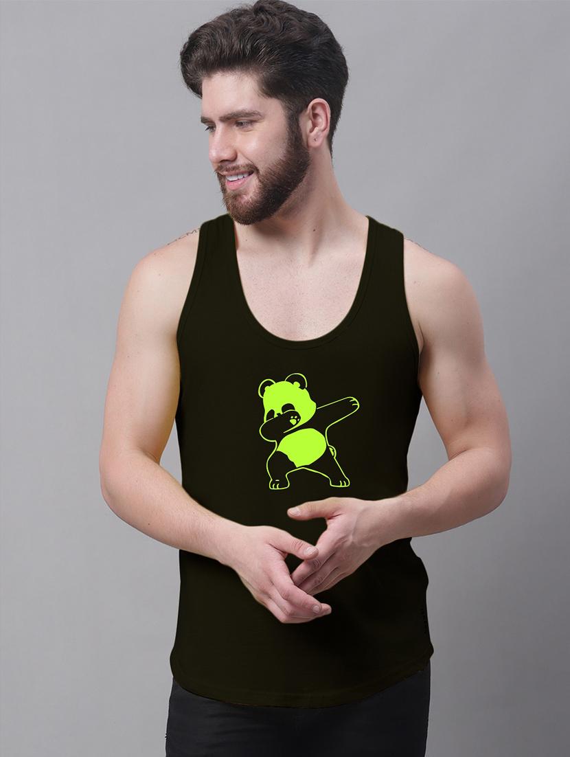 round neck printed vest - 20173811 - Zoom Image - 0