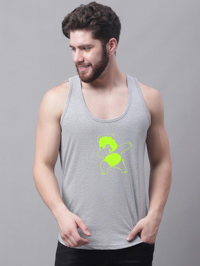 round neck printed vest - 20173812 - Zoom Image - 0