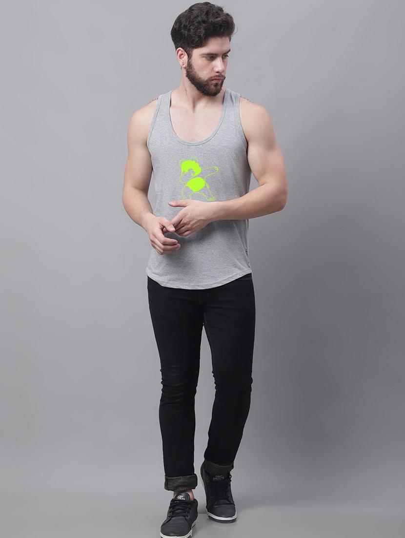 round neck printed vest - 20173812 - Standard Image - 3