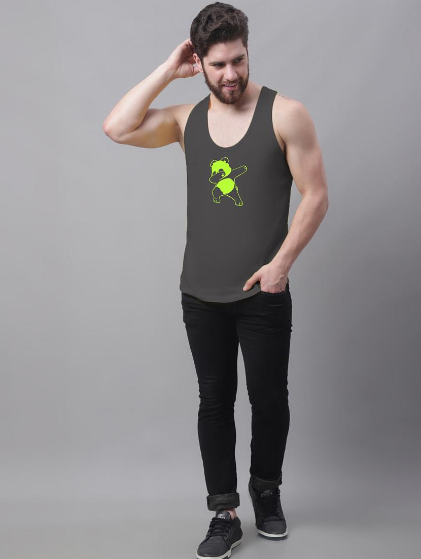 round neck printed vest - 20173814 - Standard Image - 3