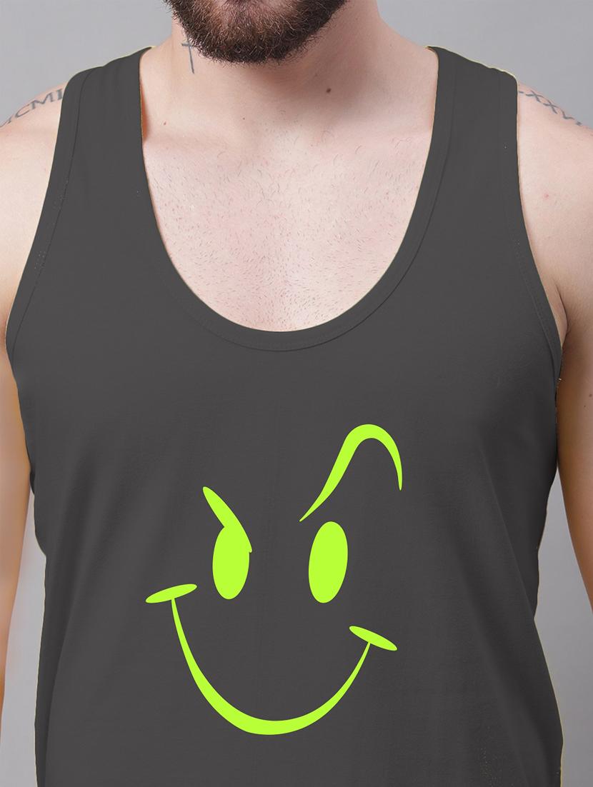 round neck printed vest - 20173818 - Standard Image - 5