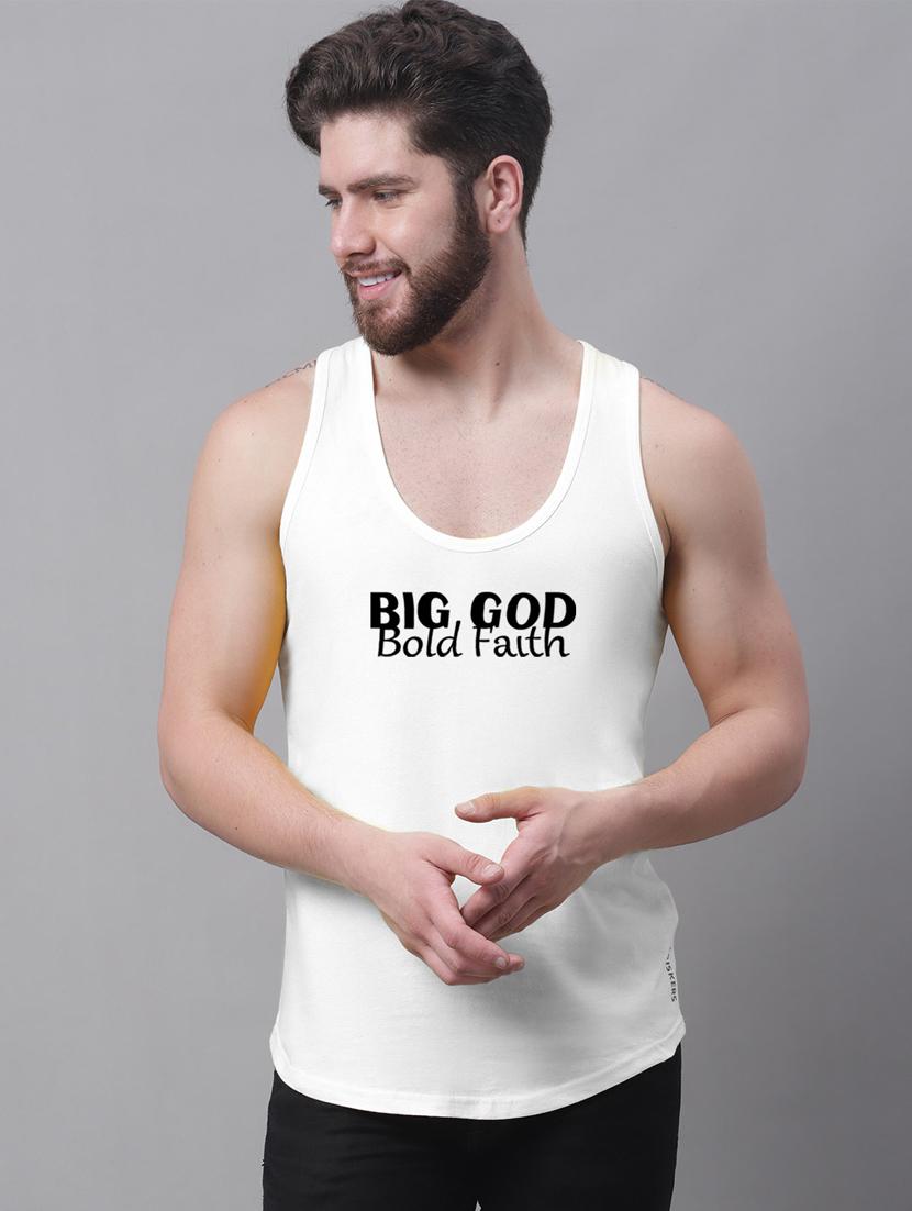 round neck printed vest - 20173826 -  Zoom Image - 0