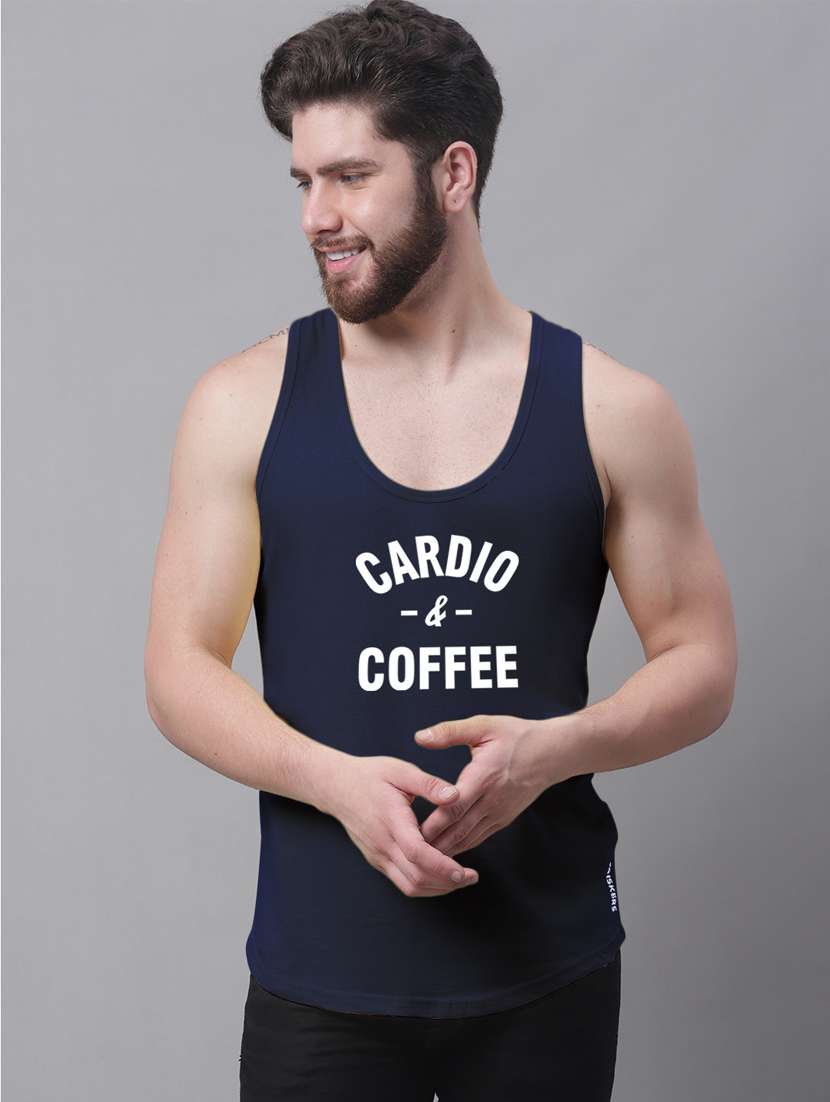 round neck printed vest - 20173838 - Zoom Image - 0