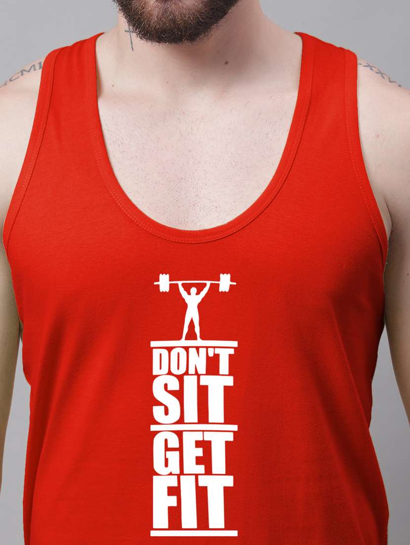 round neck printed vest - 20173858 -  Standard Image - 5