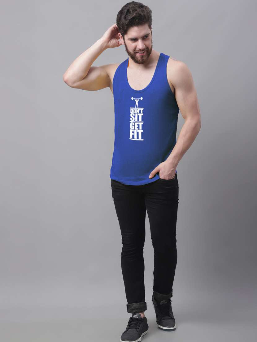 round neck printed vest - 20173859 -  Standard Image - 3