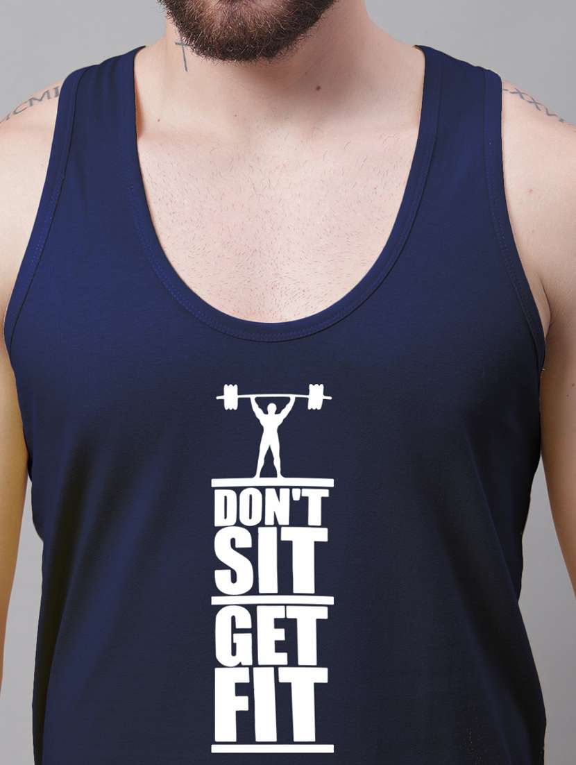 round neck printed vest - 20173862 - Standard Image - 5