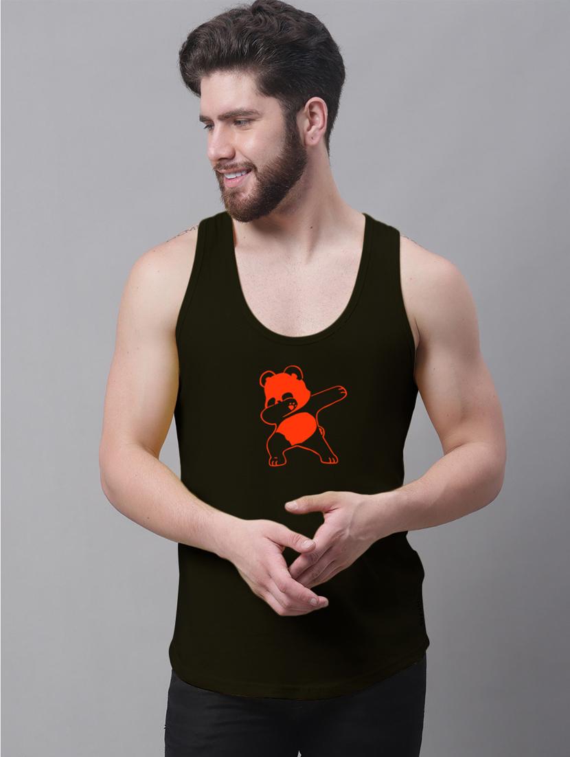 round neck printed vest - 20173865 - Zoom Image - 0