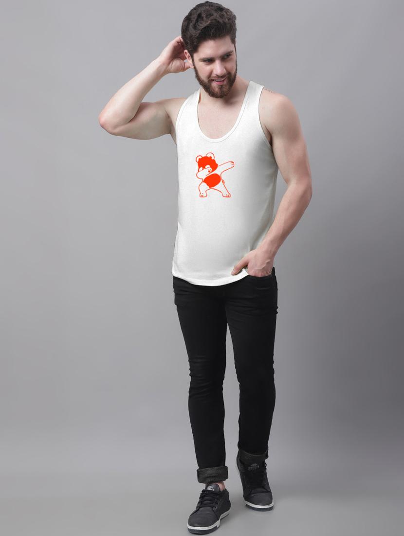 round neck printed vest - 20173866 - Standard Image - 3