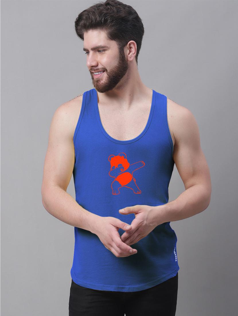 round neck printed vest - 20173868 - Zoom Image - 0