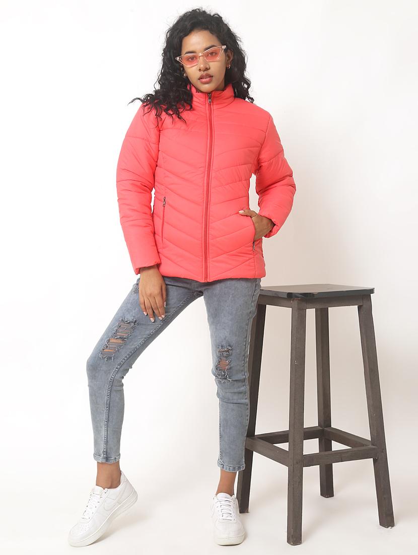 pink quilted jacket - 20173912 - Standard Image - 3