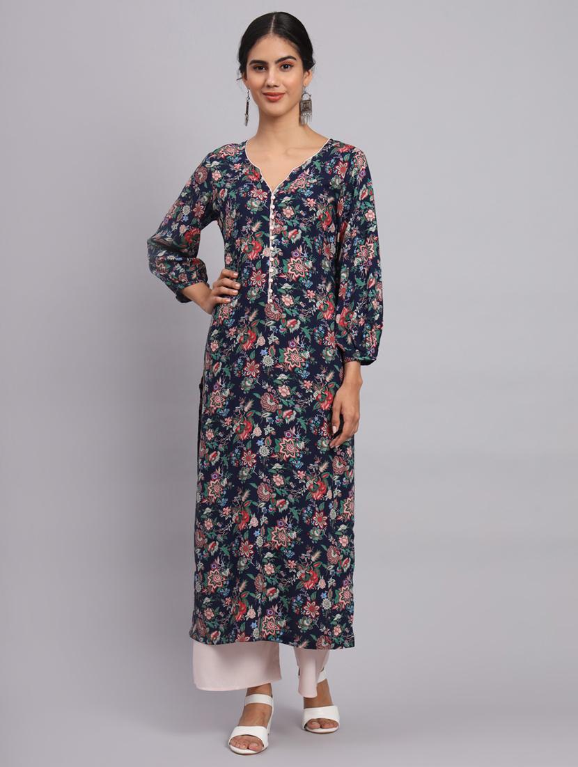 women printed kurta palazzo set  - 20174139 -  Zoom Image - 0
