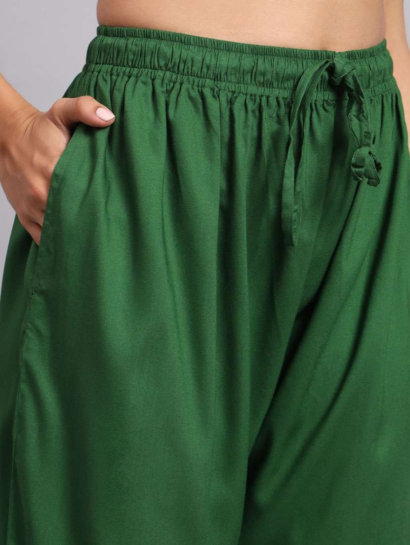 women printed kurta palazzo set  - 20174140 -  Standard Image - 5