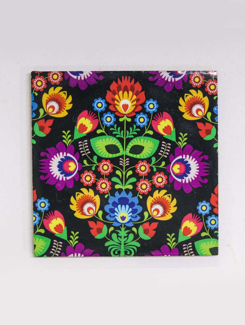 exquisite mdf coasters set of 6 with elegant wooden case - ambbi collections" - 20174331 -  Standard Image - 3