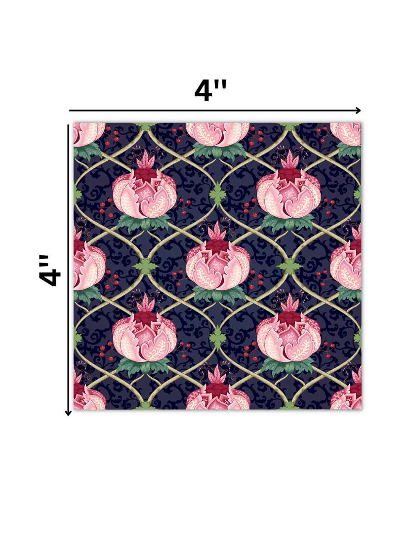 exquisite mdf coasters set of 6 with elegant wooden case - ambbi collections" - 20174334 -  Standard Image - 3