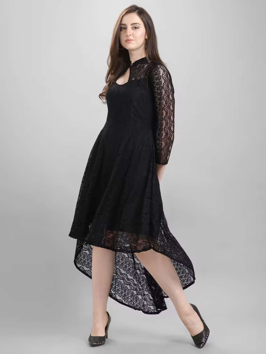 women's high low dress - 20175396 -  Standard Image - 3