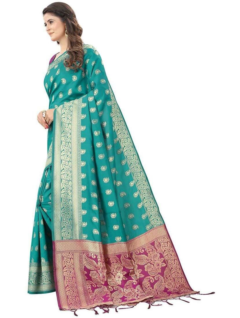 women's banarasi saree with blouse