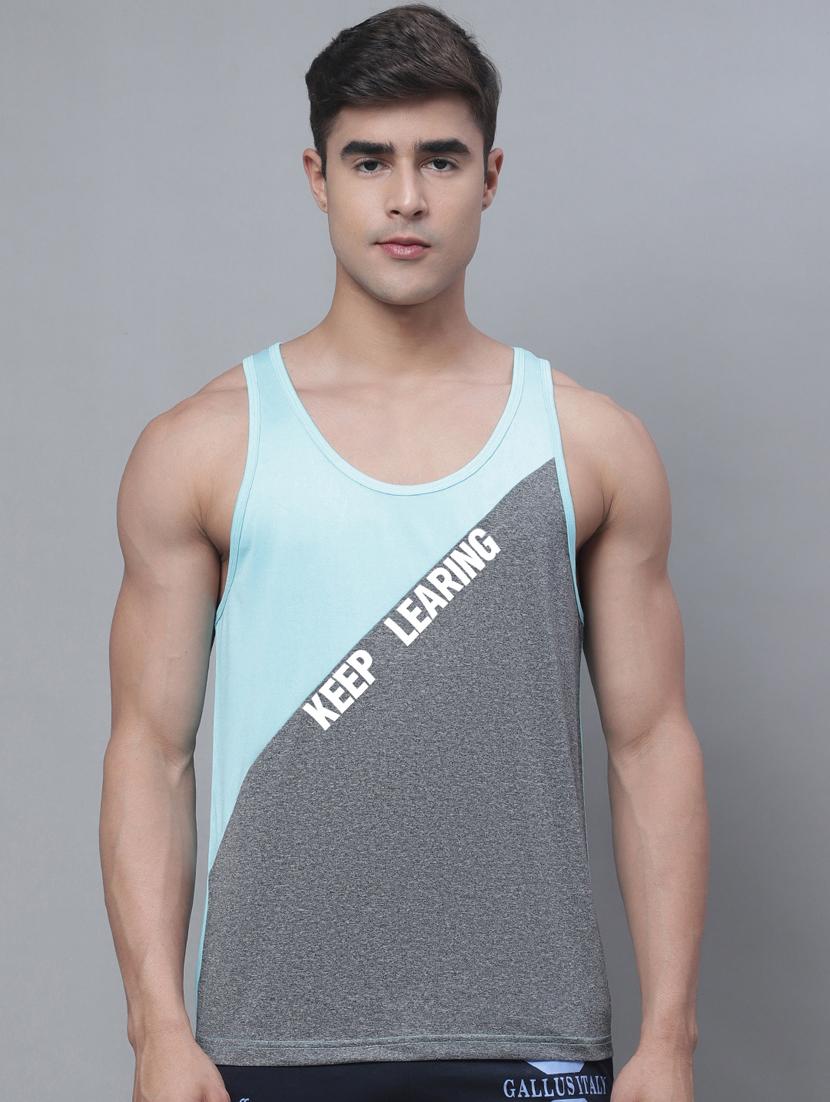 round neck color block vest - 20178475 -  Zoom Image - 0