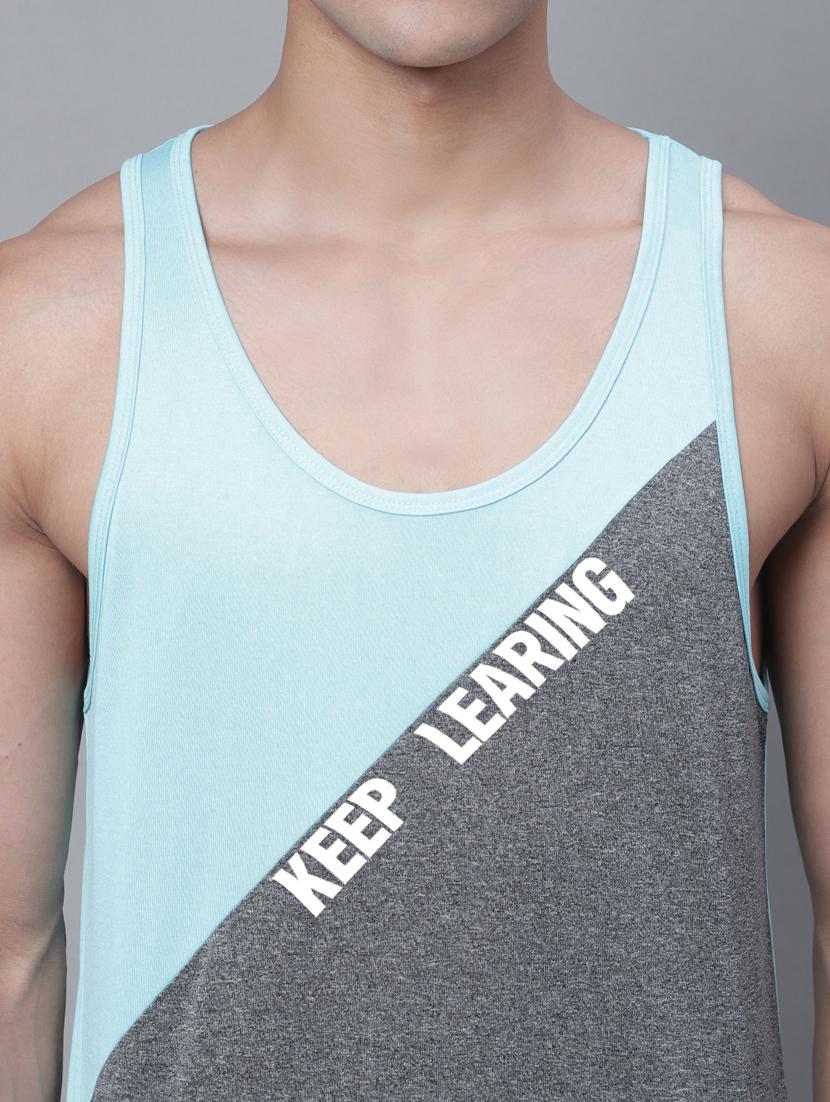 round neck color block vest - 20178475 - Standard Image - 5